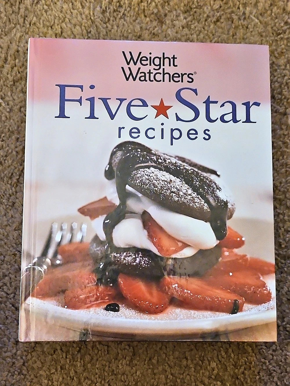 Weight Watchers Five Star Recipes Cookbook Pink & White